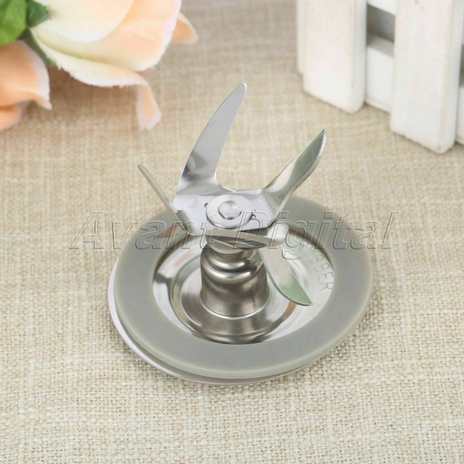 Replacement 6-Point Fusion Blade With Sealing Ring Gasket For Oster Blender 4980