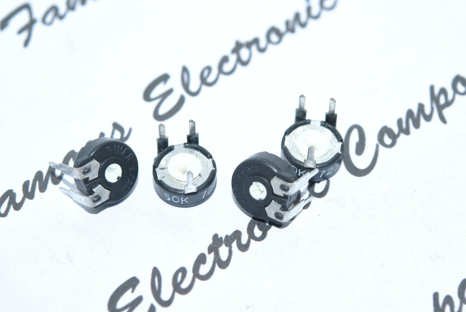 4PCS - PIHER 50K 723 Trimmer / Potentiometer / Variable Resistor