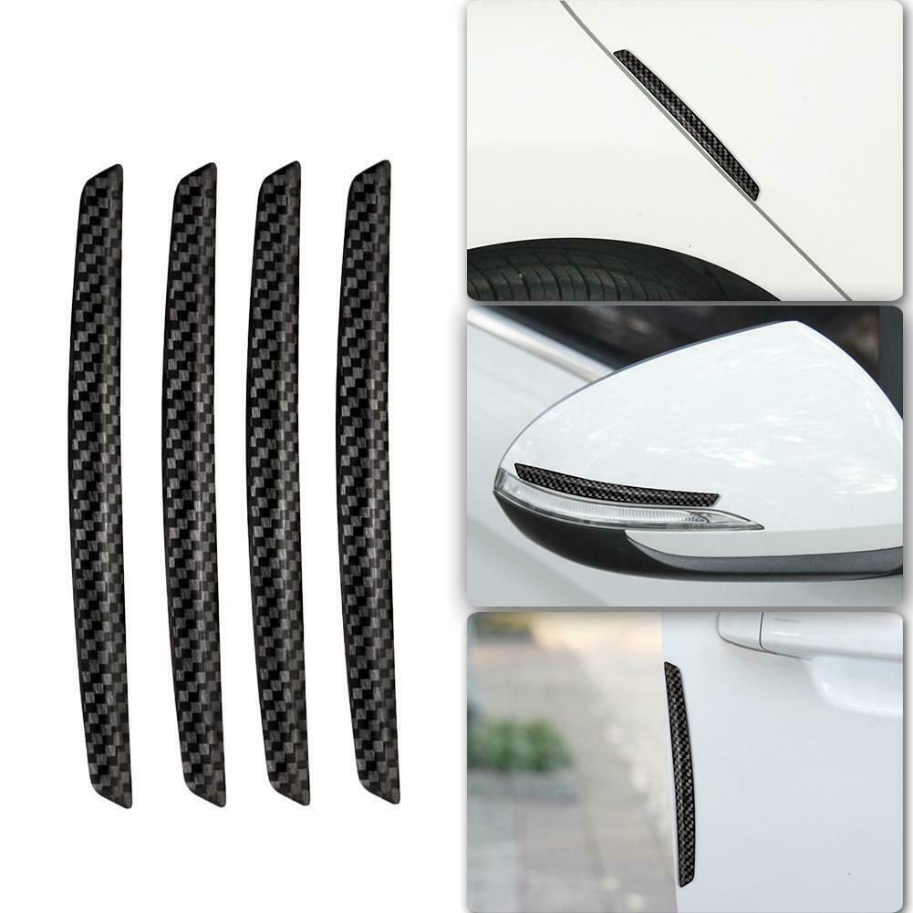 4pcs Car Door Edge Rearview Mirror Anti-collision Strips Stickers Universal  @