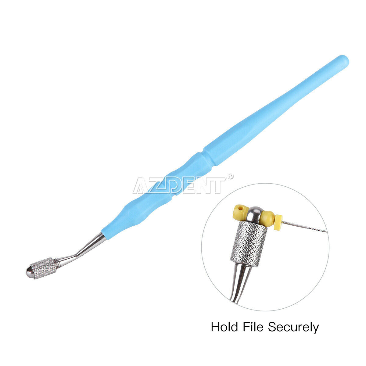 5X Dental Endodontic File Holder Hand Use Posterior Root Canal Clip 134℃ Blue