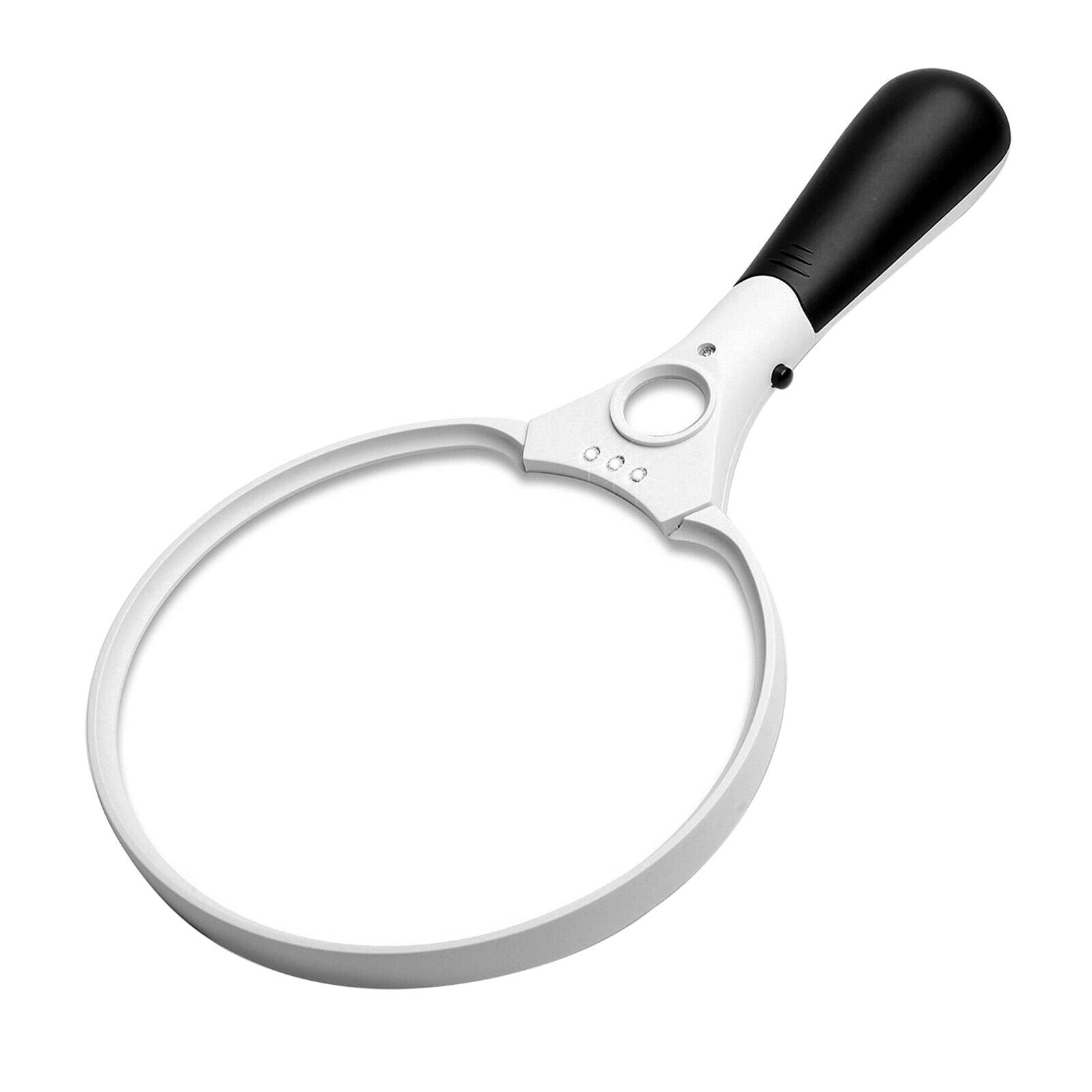 Magnifying Glass with Light 2X 4X 25X Lens for Maps Soldering Jewelry Loupes