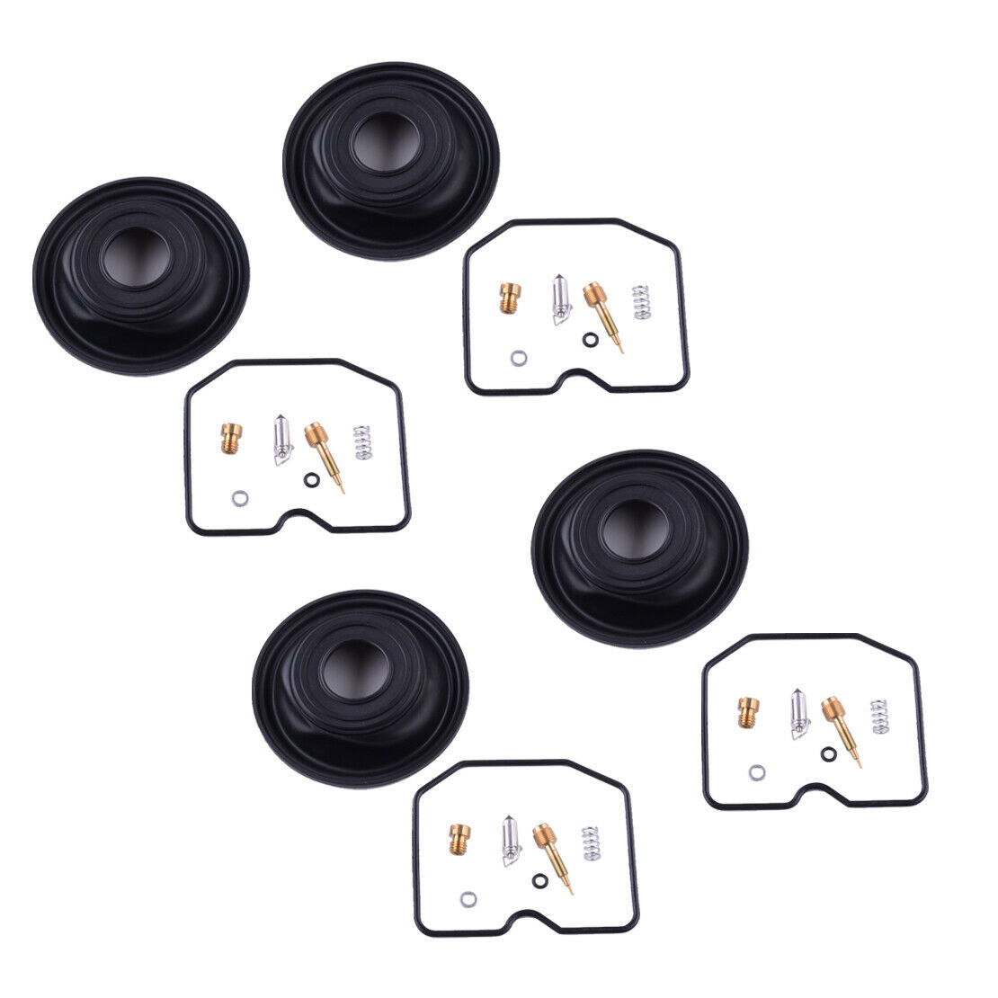 4set Carburetor Repair Diaphragm Kit Fit For Kawasaki ZRX1100 1999-00 ZRX1200R