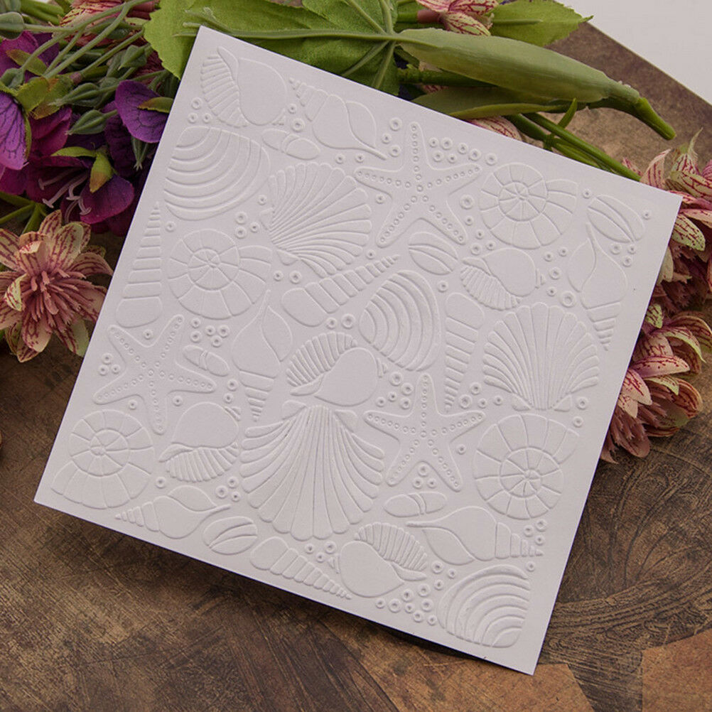seafood Embossing folders Plastic Embossing Folder For Scrapbooking DIY ca.l8