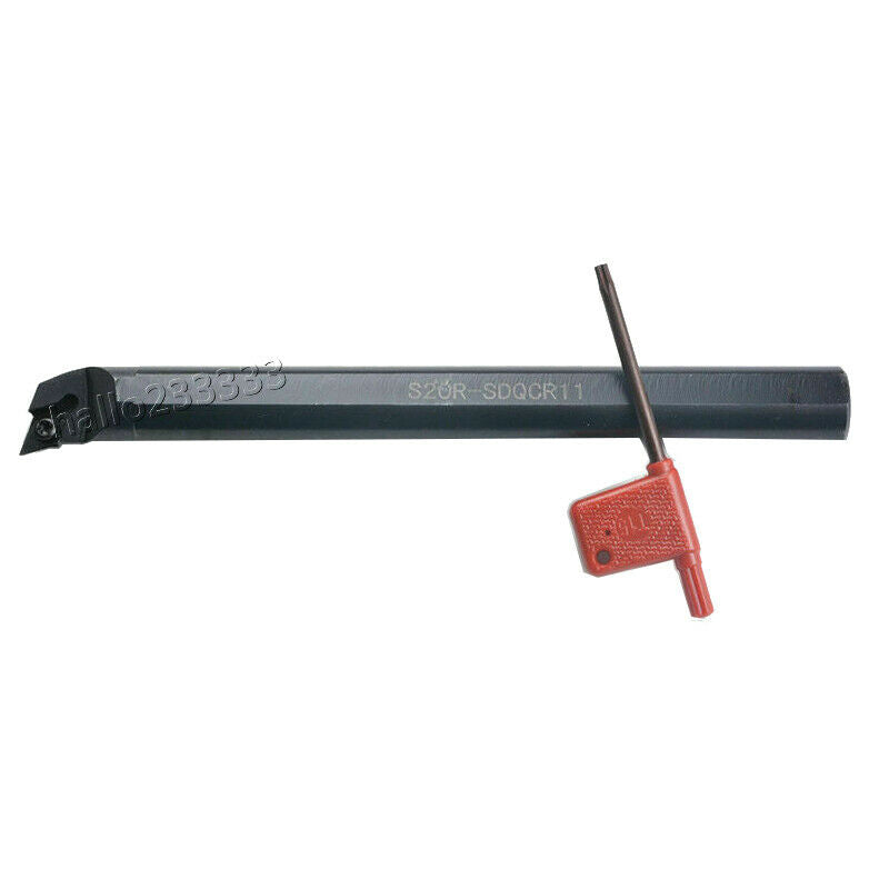 107.5° S20R-SDQCR11 Right hand Lathe Turning Tool Holder for DCMT11T3 Insert