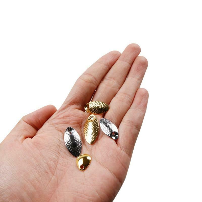 Rotating Metal Lure Metal Hard Artificial Bait Freshwater Trout Fishing Tackle