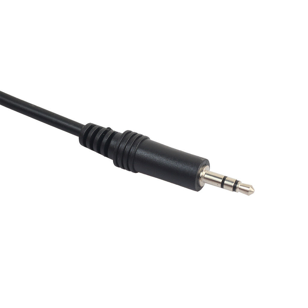 2 Pieces 3.5mm Headset Extension Cable Male to Female Stereo Cord 0.5m/3 m