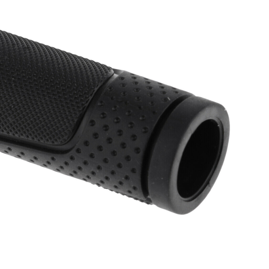 Bike Handlebar Grips Rubber Cycle  Handle Bar End Cover 1 Pair Black