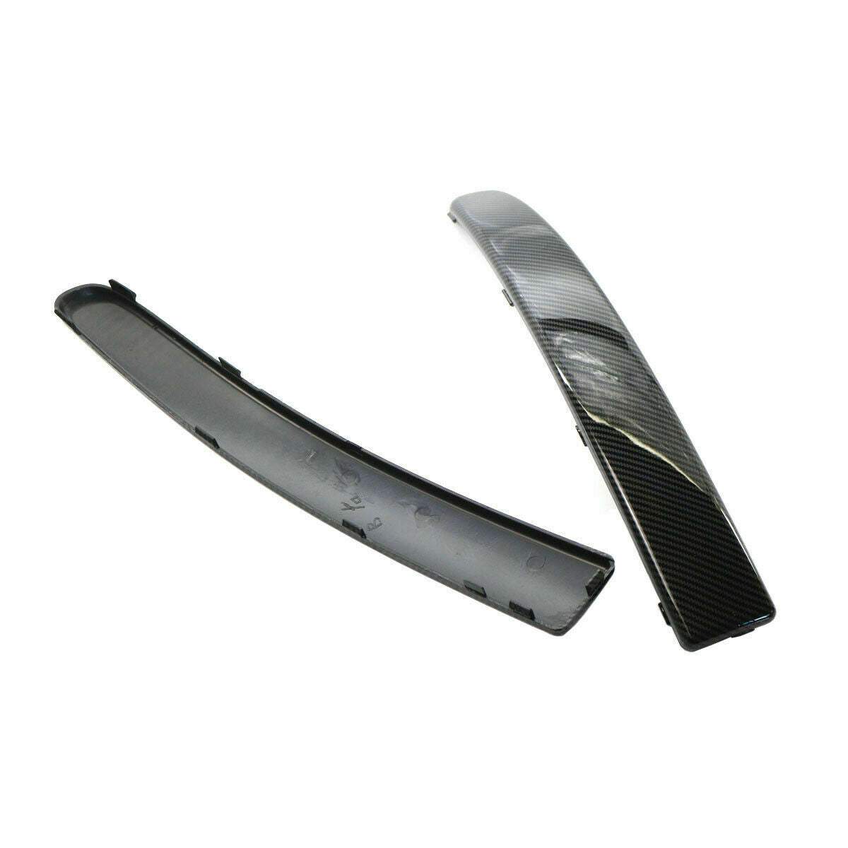 1Pair Left&Right Fit For FIAT 500 2007-2015 Front Bumper Lower Moulding Trim