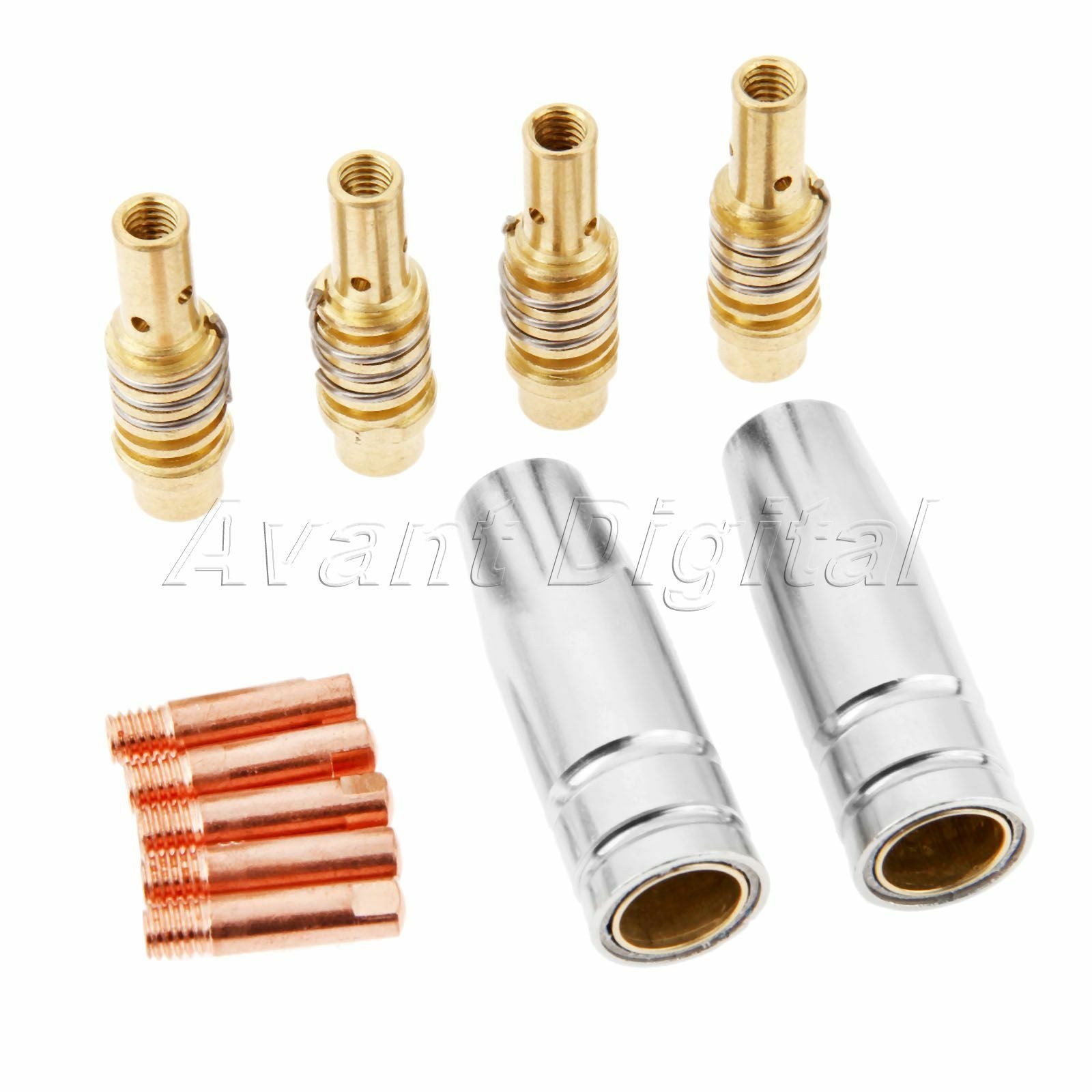 11pk 15AK 0.8mm Contact Tip Binzel BW Style Kit Nozzle Tip Holder Mig Gun New