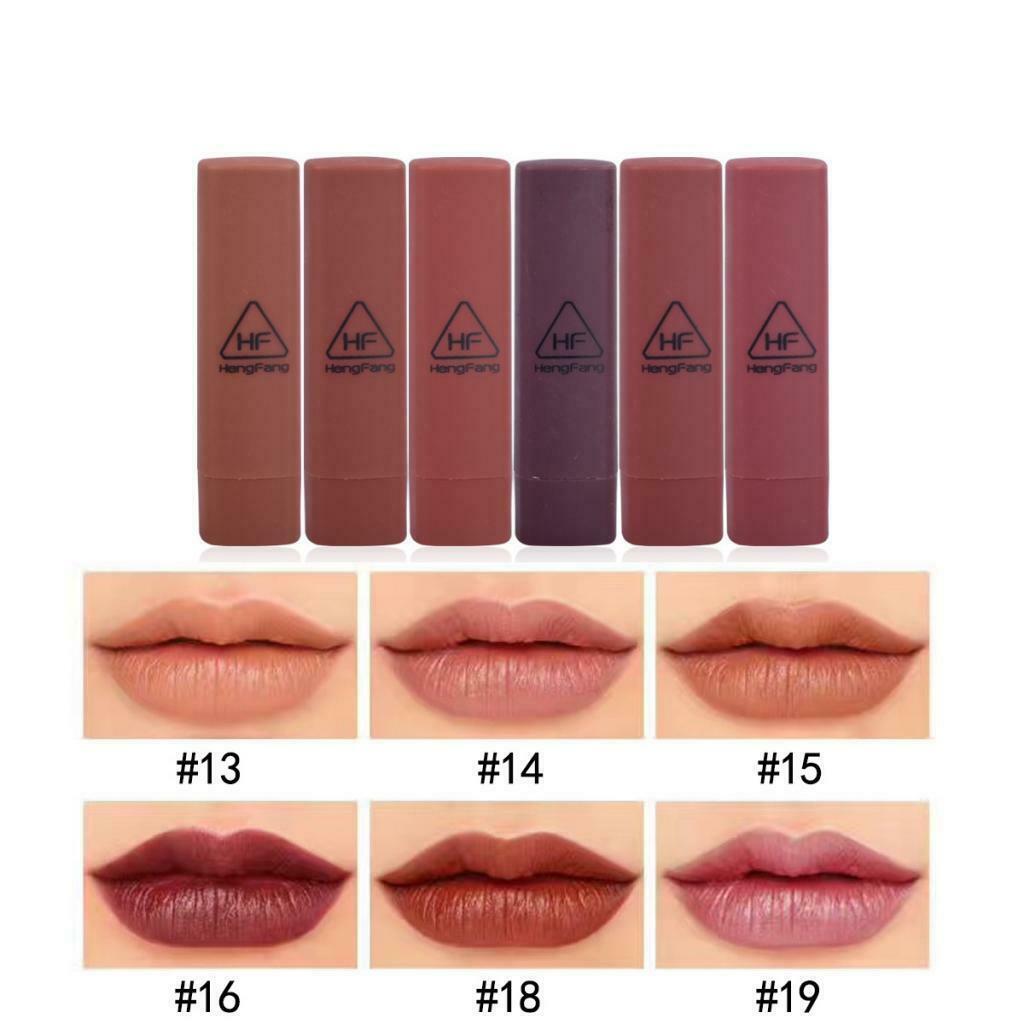 6pcs Lip Gloss Matte Velvet Lipstick Cosmetic Makeup Waterproof Set New