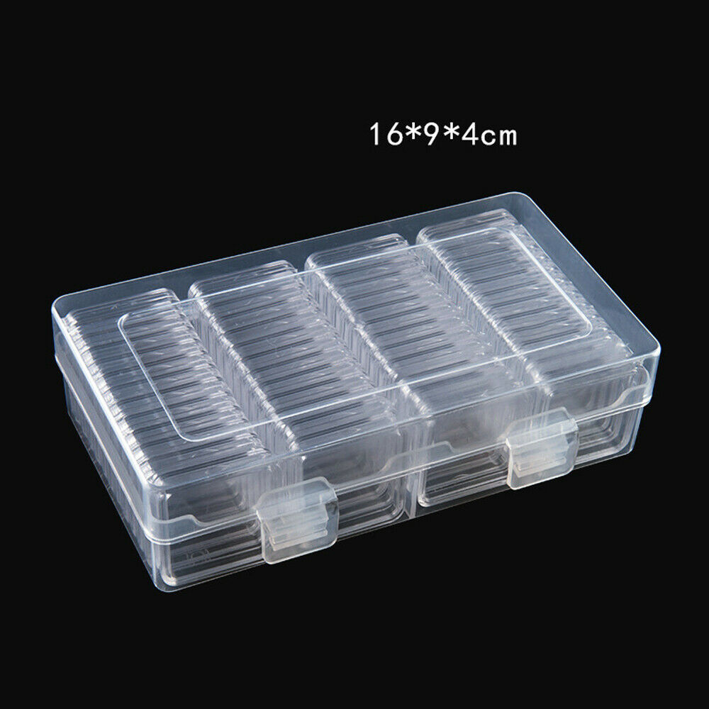 Square Commemorative Coin Storage Box with Inner Pad Zodiac Coin Collection Case
