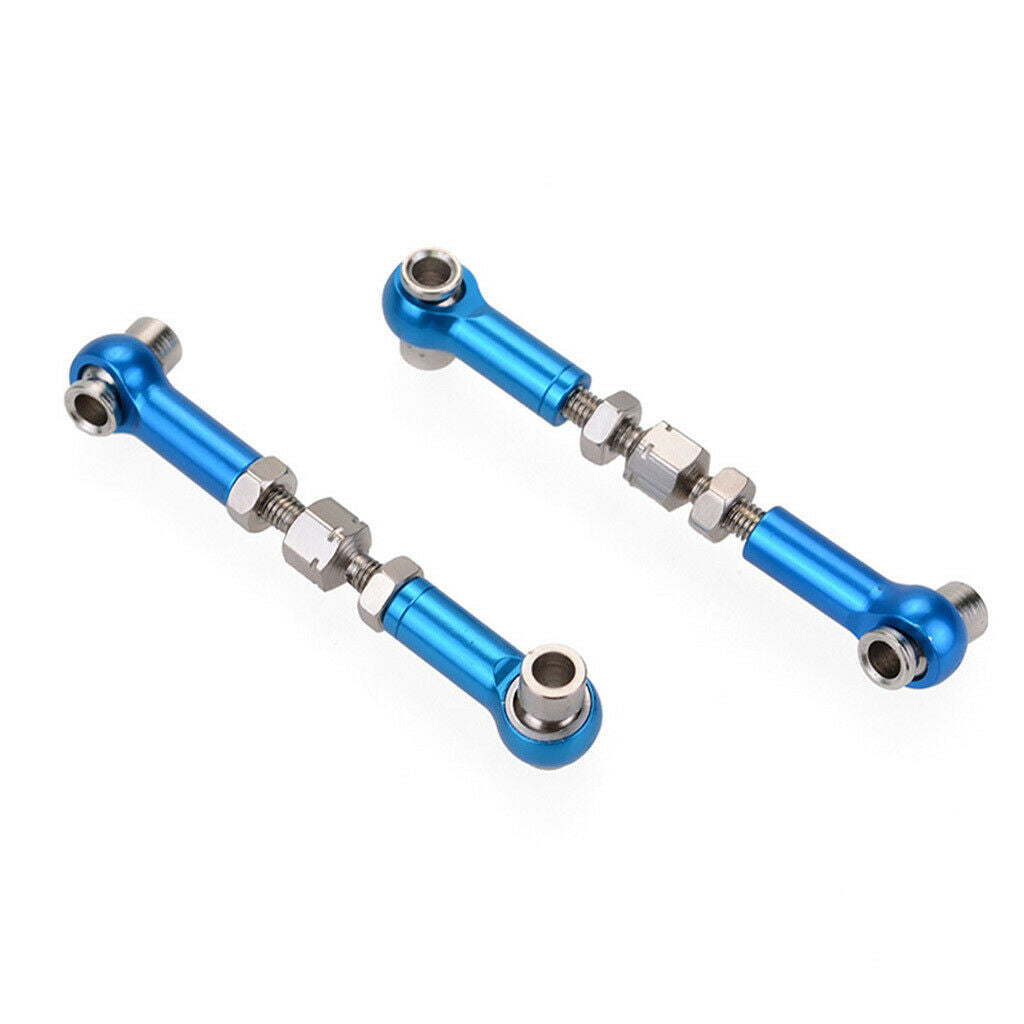 Lot 6 Adjustable Turnbuckles Camber Links Linkage Rod for 1/10 1/12 RC Car