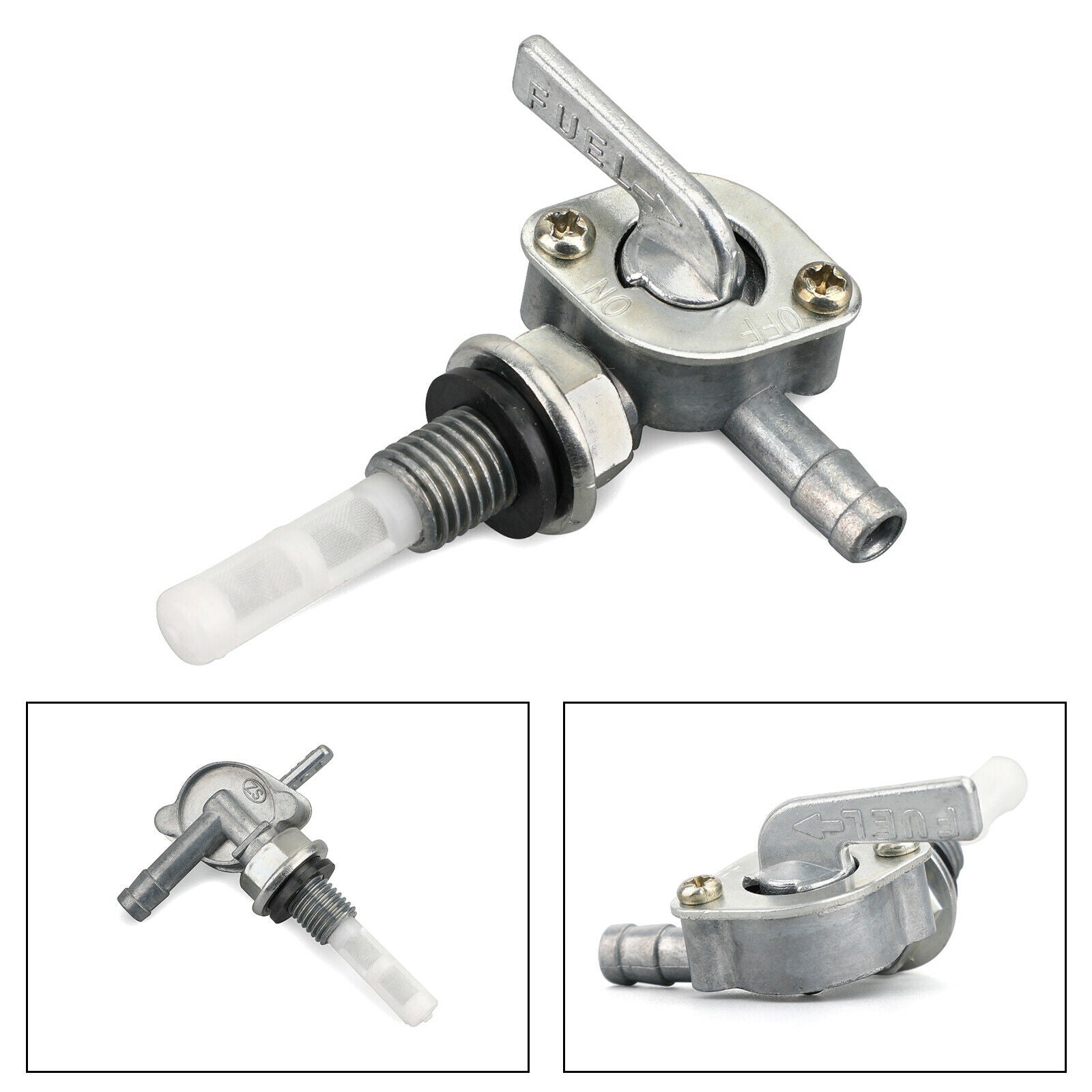 1X Shut Off Valve Gas Fuel Tank Pump Petcock Switch Gasoline Generator CE