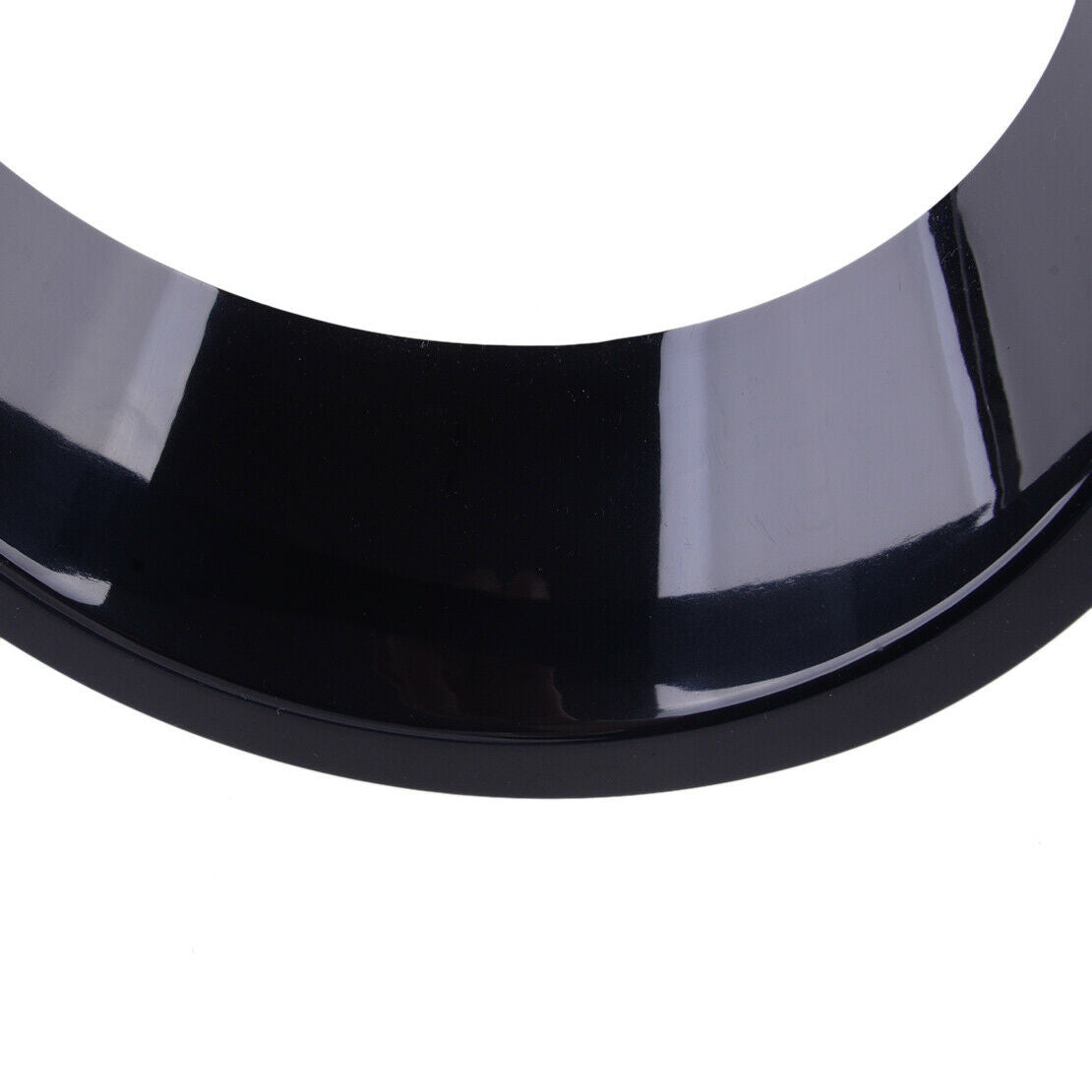 Round Headlight Lamp Ring Bezels Trim Cover Fit For Jeep Wrangler JK 2007-17