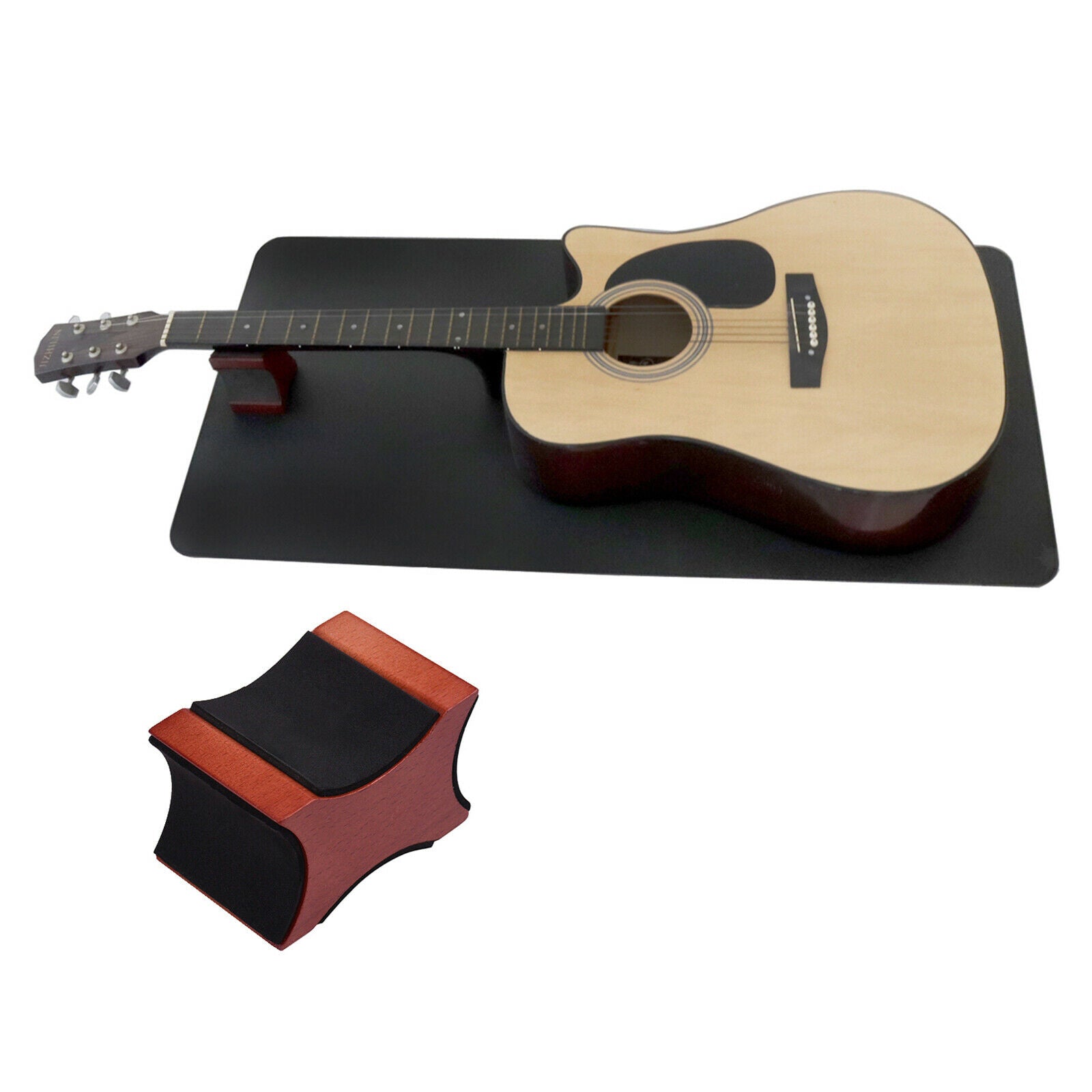 Professional Guitar Work Mat and Neck Rest Support Set String Instruments
