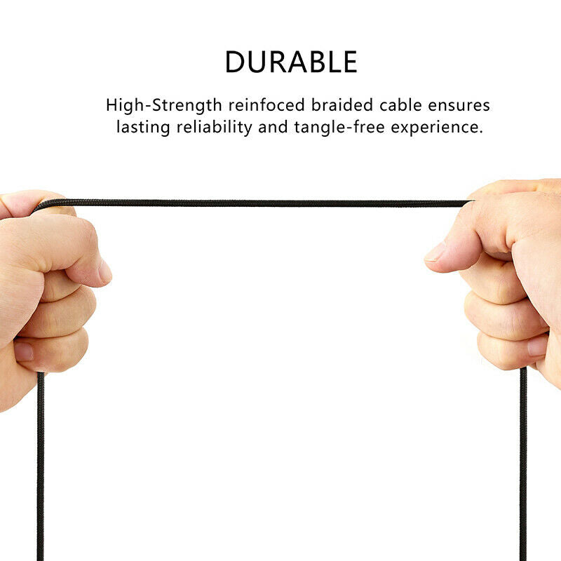 Replacement Audio Cable for Arctis 3/5/7/Pro USB Braided Earphone Ca_DSL_UKF SJ