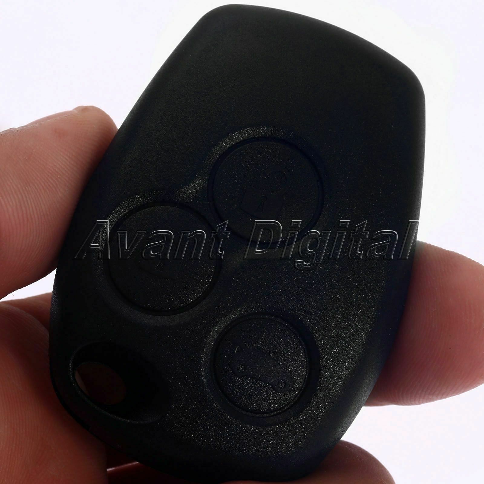 Replacement 3 Buttons Remote Key Shell Case For Renault Modus Clio MK3 Twingo