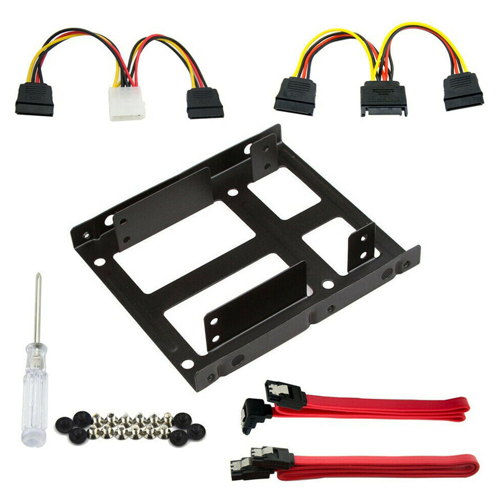 2.5" to 3.5" SSD to HDD Mounting Kit Adapter Bracket Hard Disk Drive Holder Dock