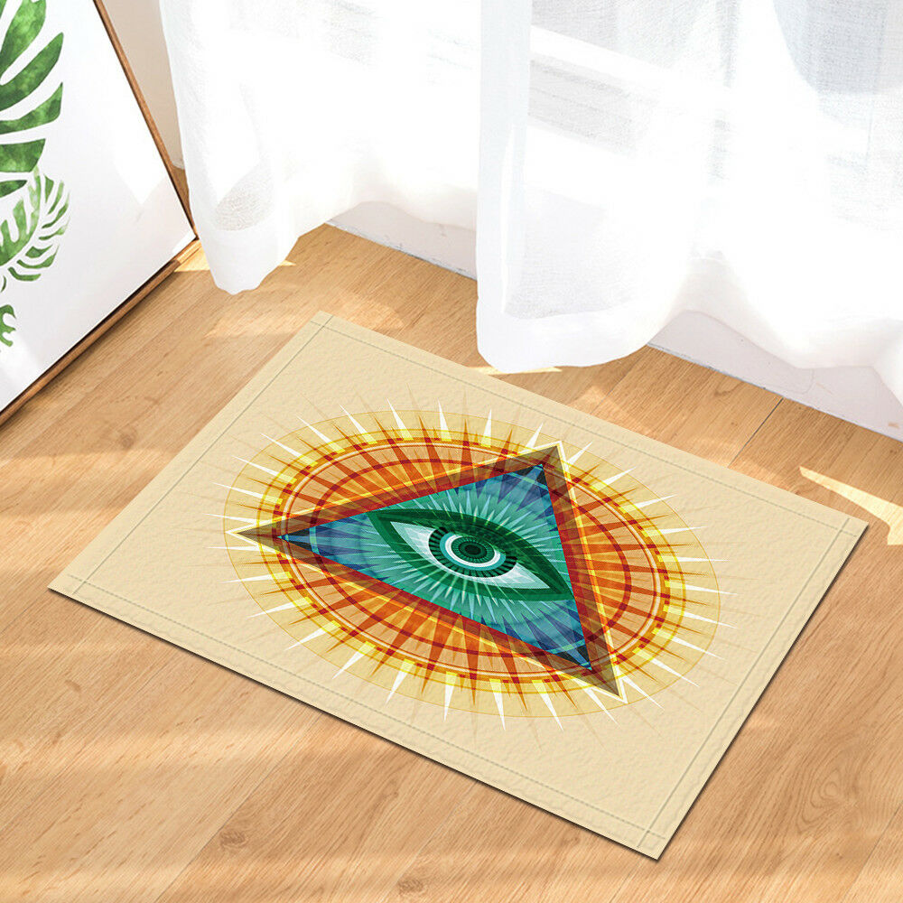 All-Seeing Eye of God Non-Slip Bath Mat Outdoor Indoor Front Door Mat