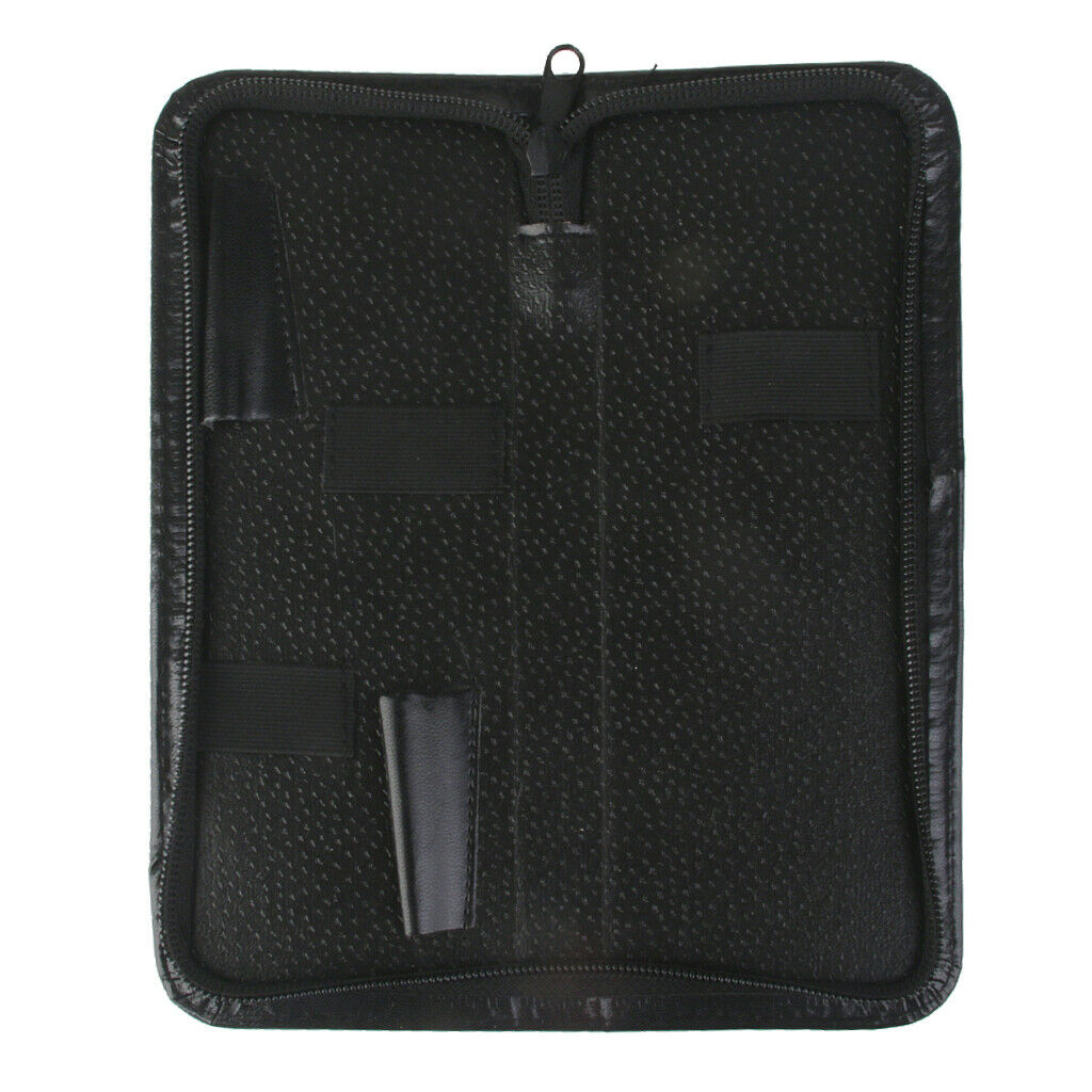 Salon Barber Scissors Tools Hairdresser Grab Handle Bag Black