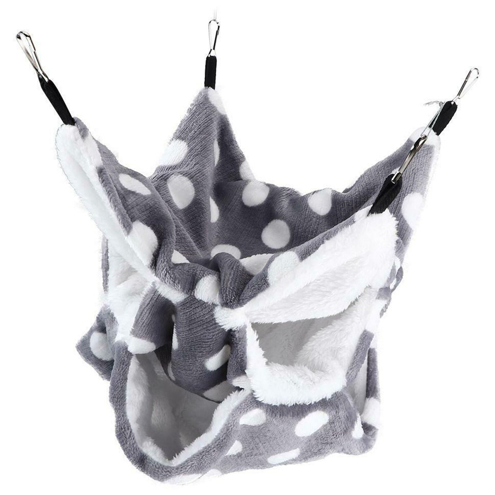 Flannel Gray Hamster Hammock for Rats Rodents Hamsters Mice Cage Accessories