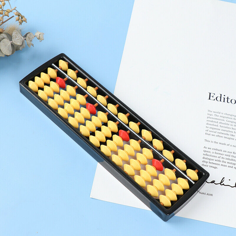 Abacus Soroban Beads Column Kid School Learning Aids Tool Math Educational T Kt
