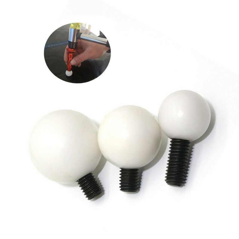 3Pc/M8 Car Body Repair Replace Head Ball Dent Tool Set Puller for Flattening Pen