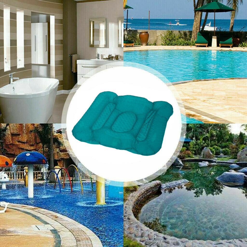 2x Spa Booster Seat Soft Inflatable Pool Hot Tub Massage Mat Home Decor