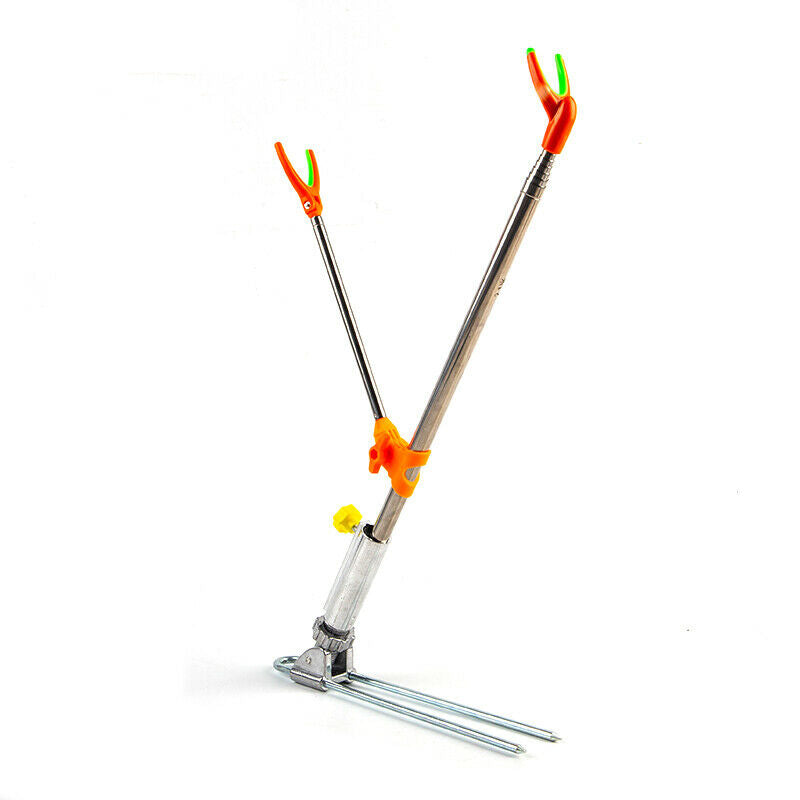 Ground Fishing Rod Stand Bracket Adjustable Chair Box Fish Rods Hol JYDFAU