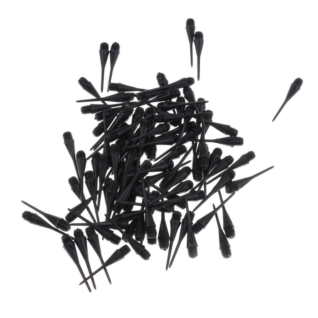100 Pcs Plastic 33mm 2BA Replacement Soft Tips For Electronic Darts - Indoor