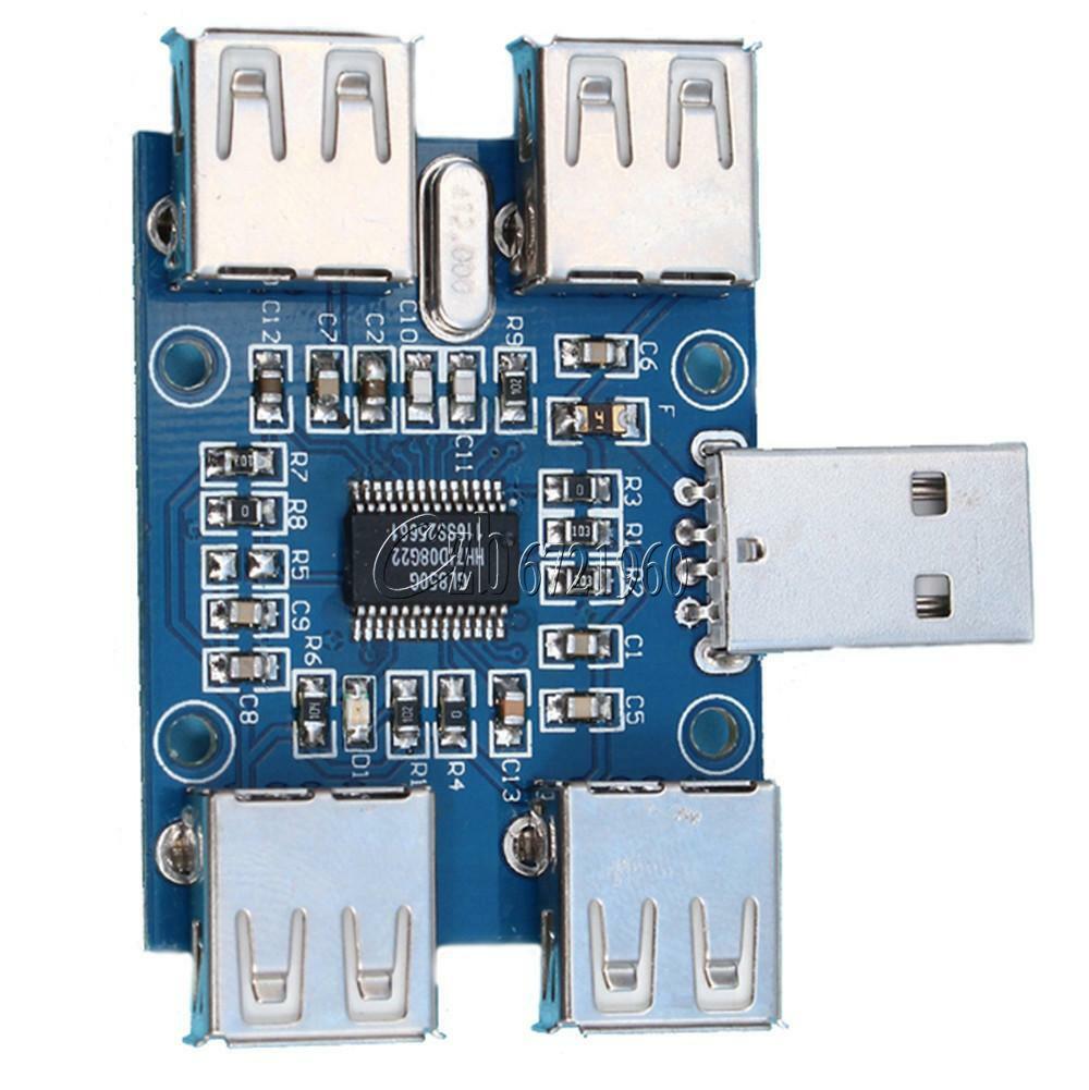 USB2.0 Hub Concentrator 4-Female 5V USB HUB Precise USB Expansion Module Board