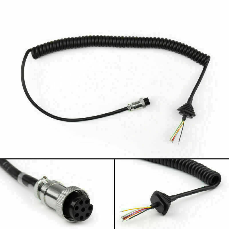 4¡ÁEMS-53/57 Mic Cable Line For ALICON DR620 635 435 135 Handheld Microphone CA