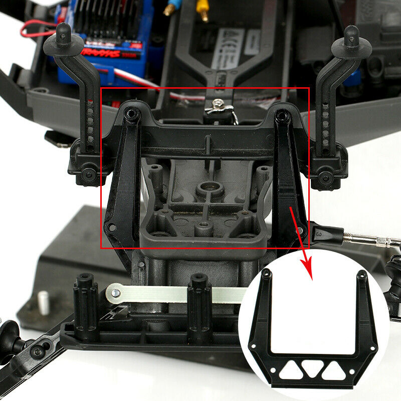 Front Aluminum Alloy Fixed Bracket For Traxxas Drag Slash 1967 Chevrolet C10 Car