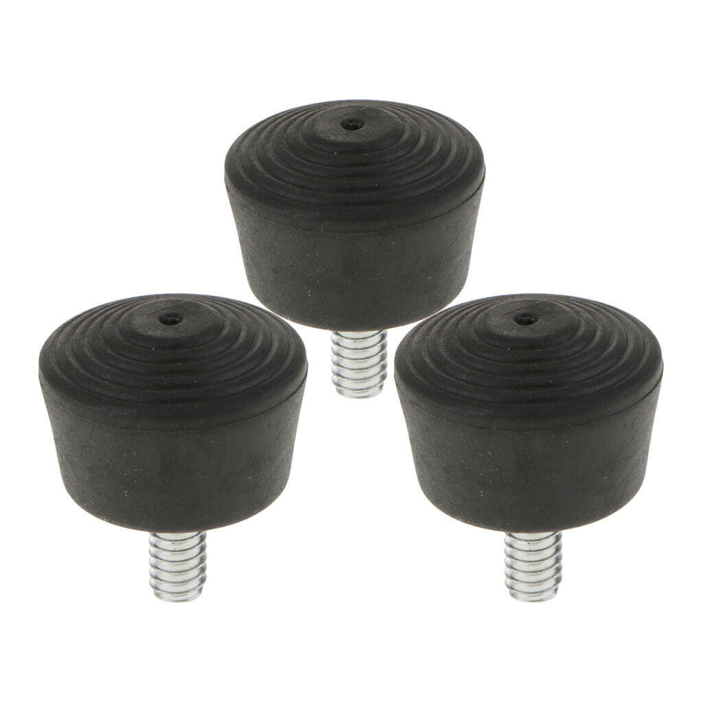 Set of 3, Tripod Feet and 1/4" Thread Screw for Nikon Manfrotto Arca Swiss