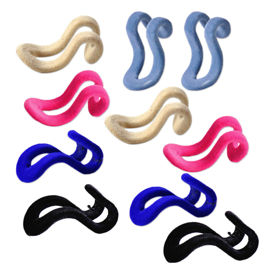 10 Creative Flock Mini Clothes Hanger Easy Hook Organizer Home Closet Cabinet An