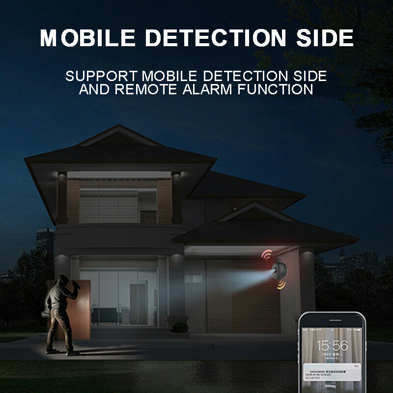 1080P Mini IP WIFI Camera Camcorder Wireless Home Security DVR Night Vision @
