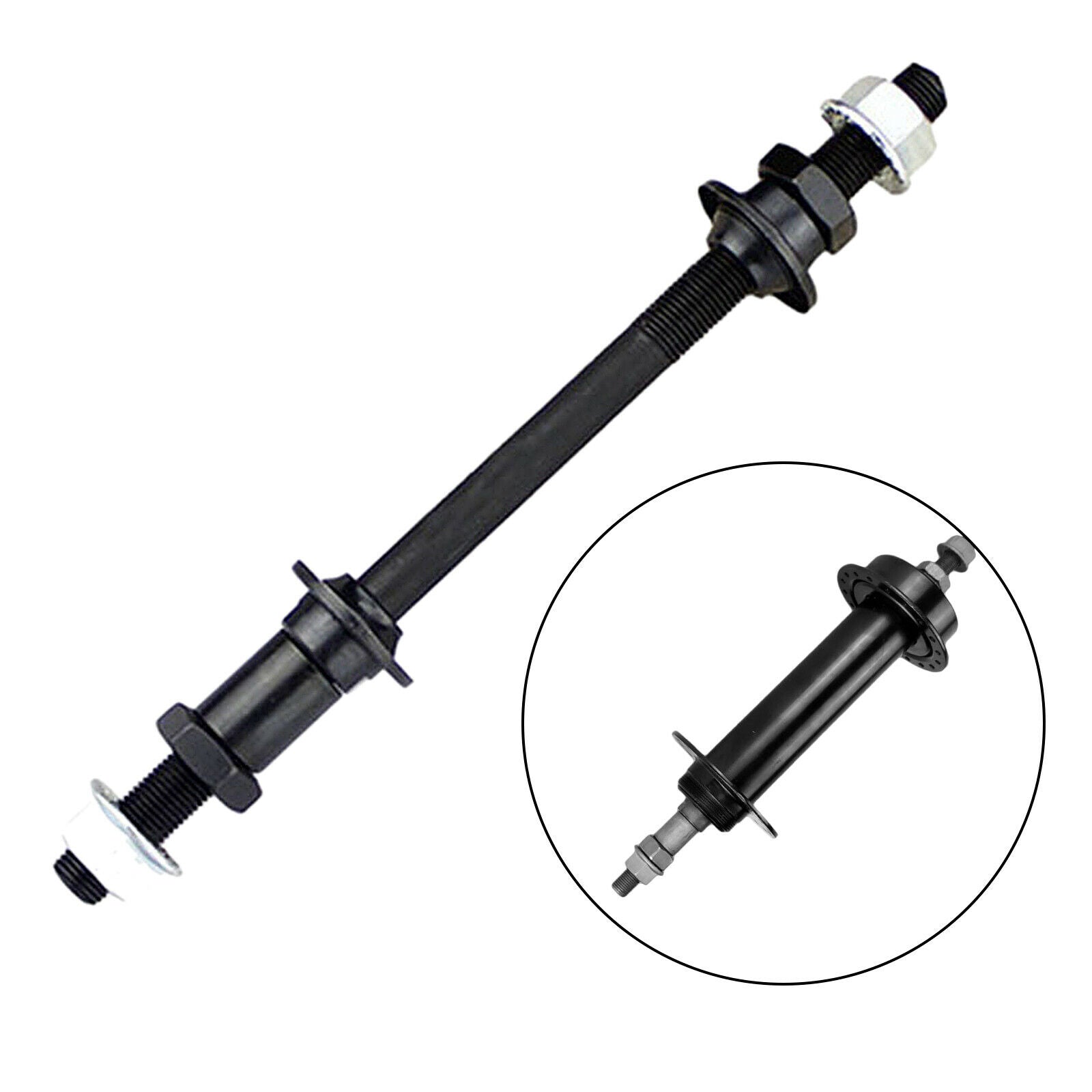 Lengthened 240mm Mountain Bike Hubs Rear Axle Snow Bike Bicycle Component