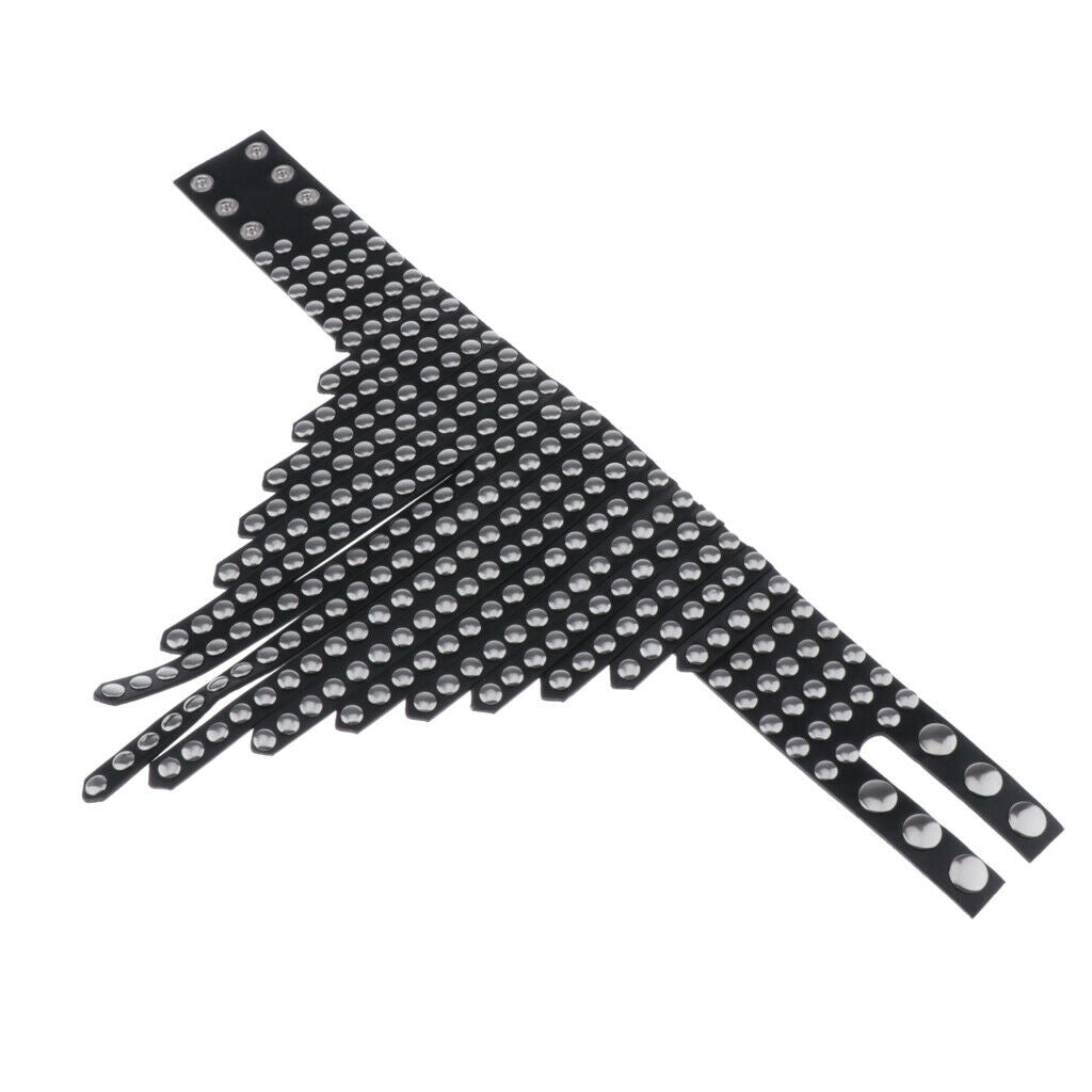 Gothic Choker Necklace Pu Leather Studded Rivets Collar Necklace Jewelry