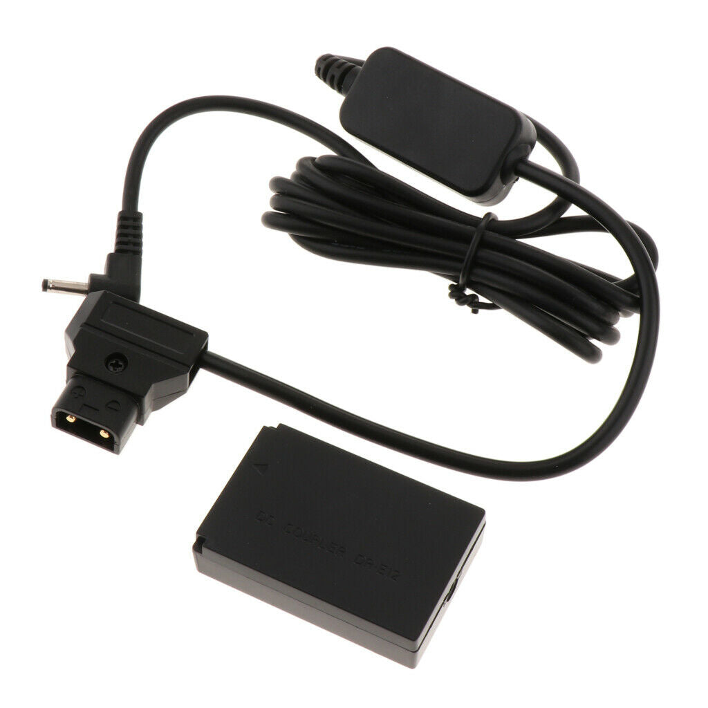 DR-E12 DC Coupler with Cable For Canon EOS M, EOS M2, EOS M10, EOS M50, EOS