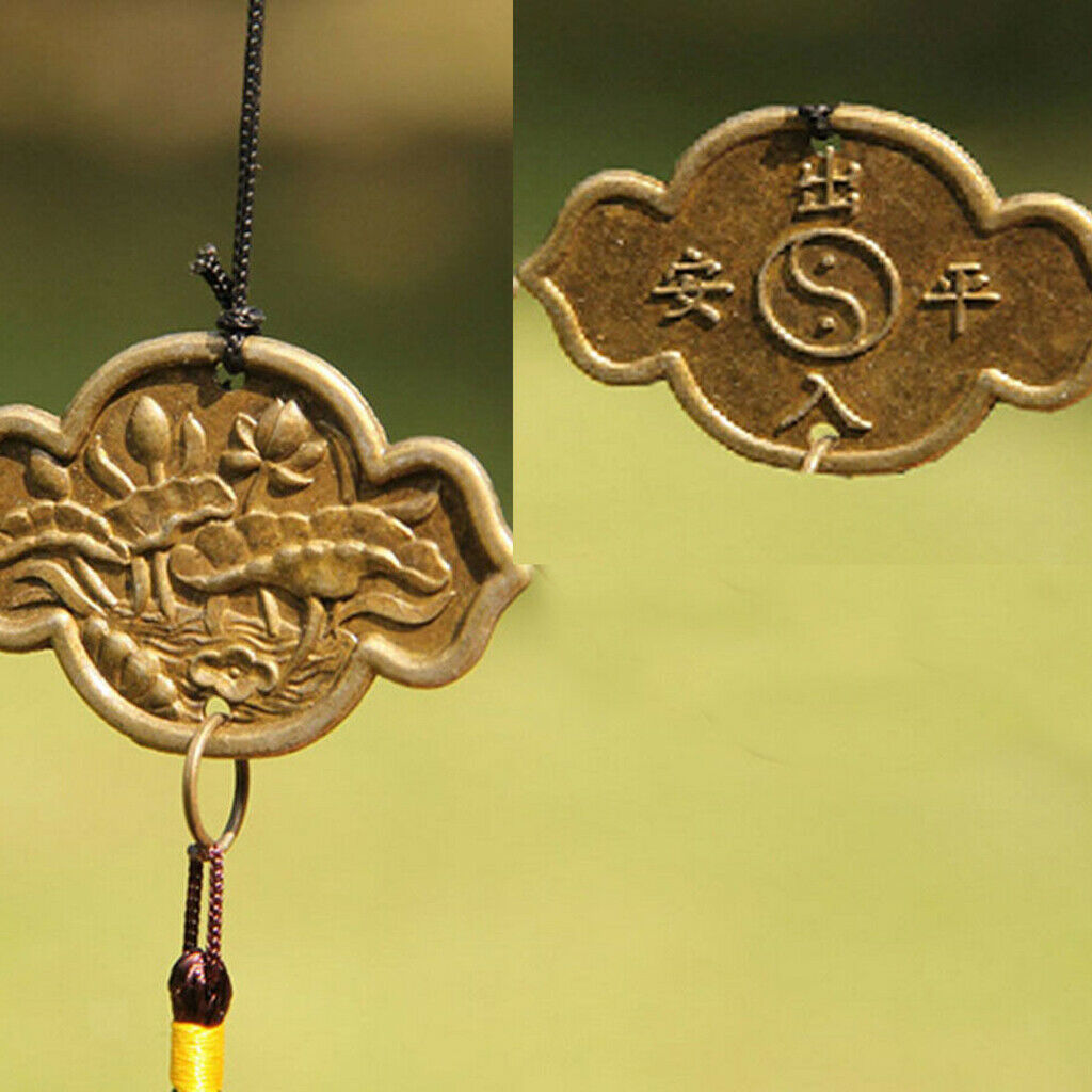 Pond Brass Big Bells Feng Shui Home Garden Hanging Wind Chime Ornament
