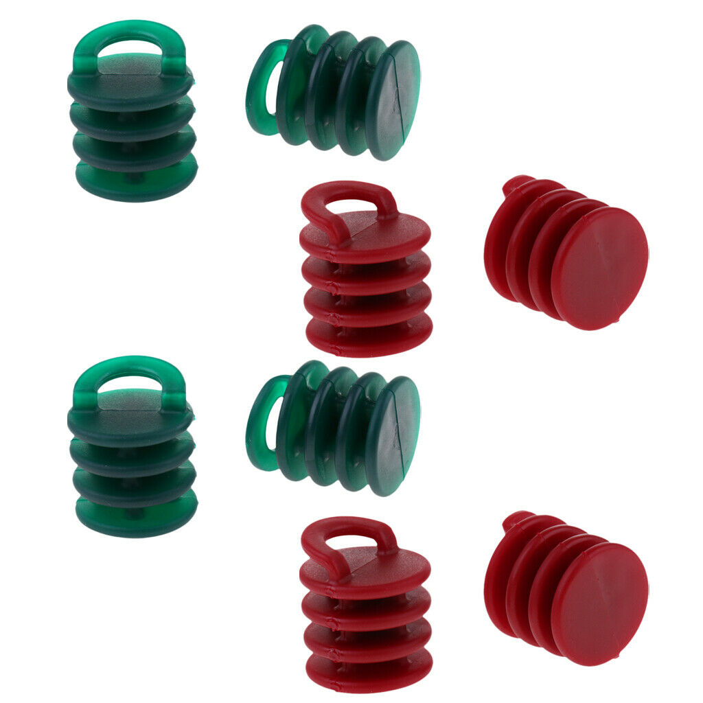 8Ã— Kayak Scupper Plugs Nylon Ocean Canoe Bungs Replacement Accessories for Sit