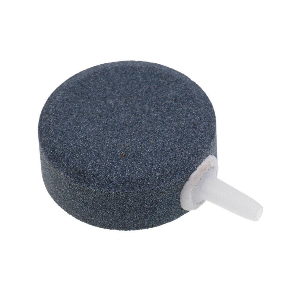 2x 40/80mm Ceramic Round Air Stone Bubble Aquarium