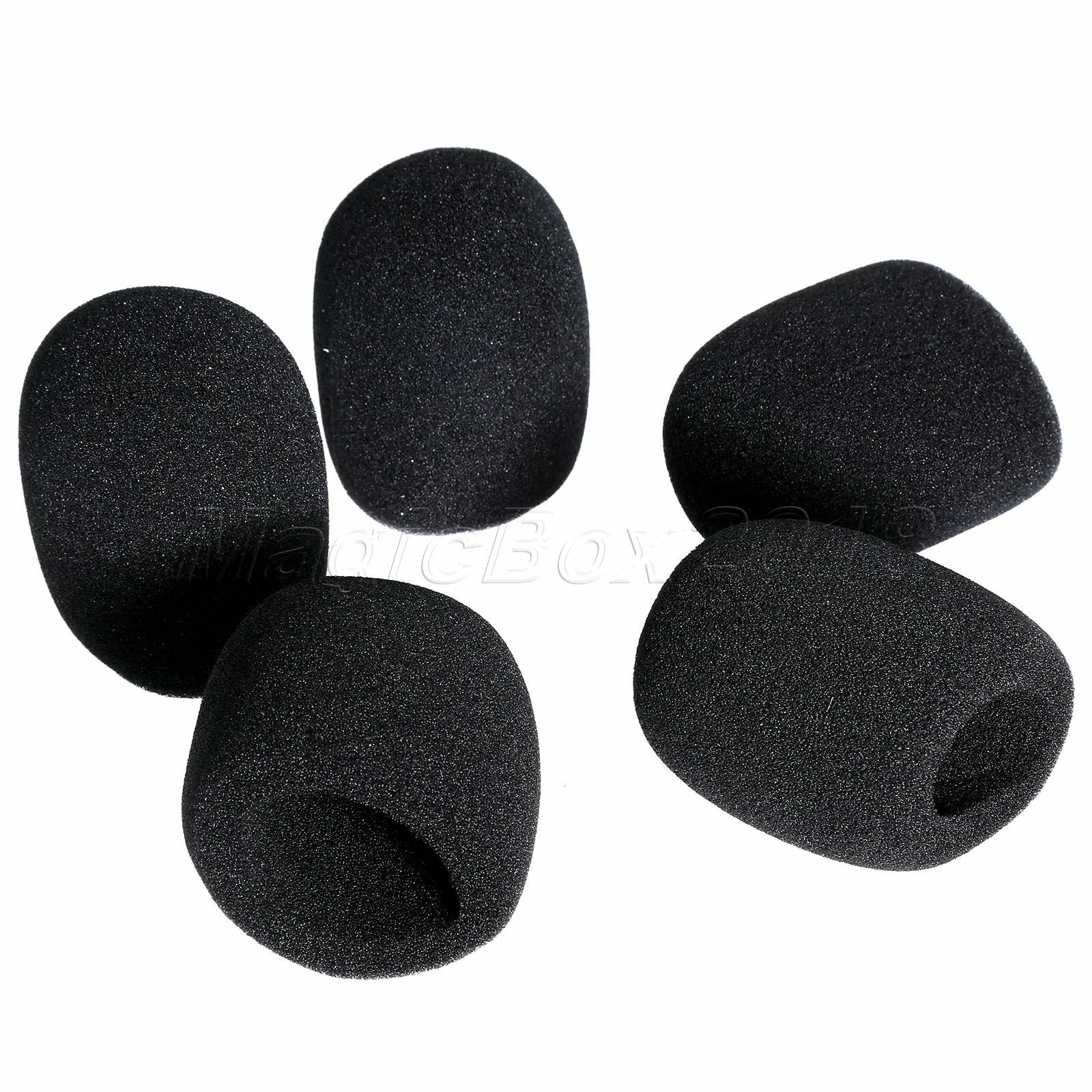 5X Sponge Foam Covers Windscreen Windshield Mic Cover for Handheld Microphone DJ
