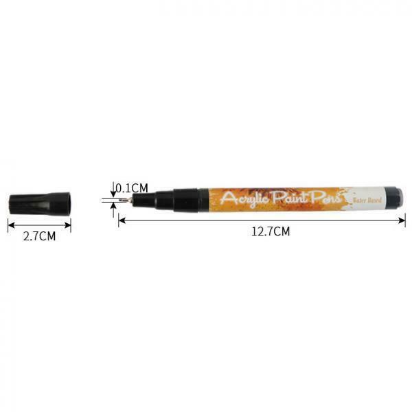 Acrylic Paint Marker, Permanent Acrylic Paint Pens On Glass, Fabric, Rock Paint,