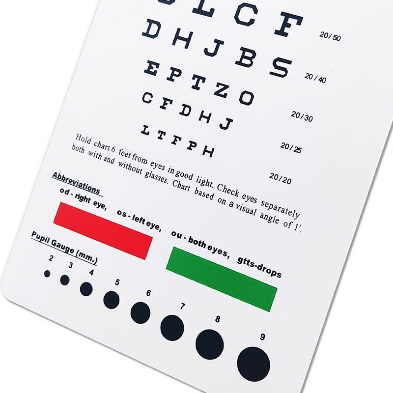 Snellen Eye Wall Chart Wall Art Painting Print On Silk Canvas Poster Home De LQ