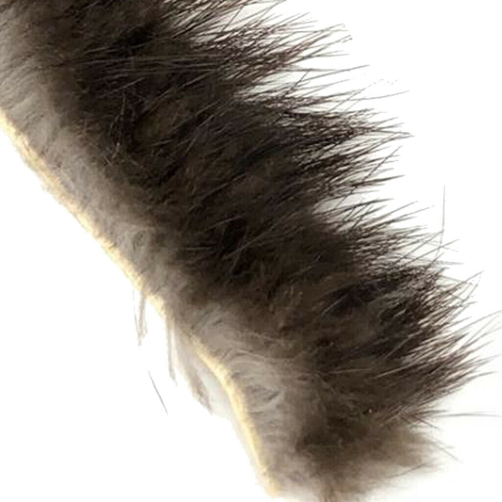 Pack of 2 Artificial Beaver Hair Bow String Bowstring Silencer Shock Absorber -