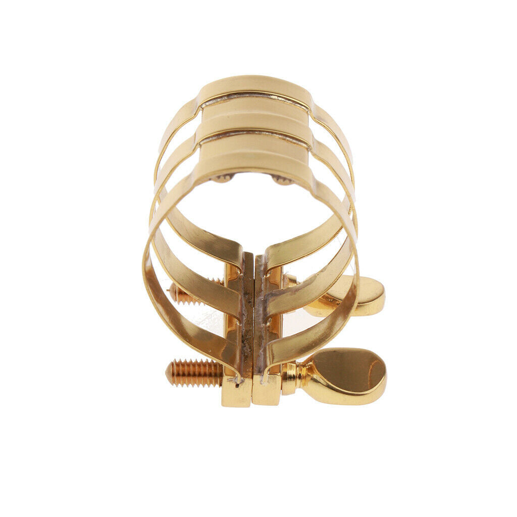 Saxophone Reed Clip Saxophone High-End Ligature Sax Carved Flute Ligature