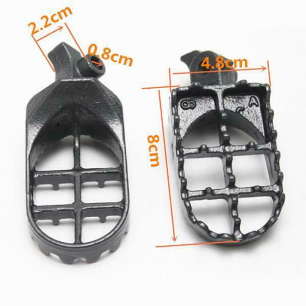 Pair Motorcycle Titanium Footrest Pedal Peg Heavy Duty for  XR50R