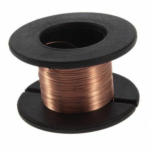 5PCS Magnet Soldering Copper Wire Reel PPA Enamelled Repair Set 0.1mm x 10m New