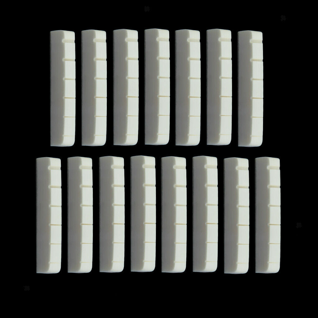 Lots 15 43mm Bridge Buffalo Bone Nut for Electric Guitar Accessories Kit